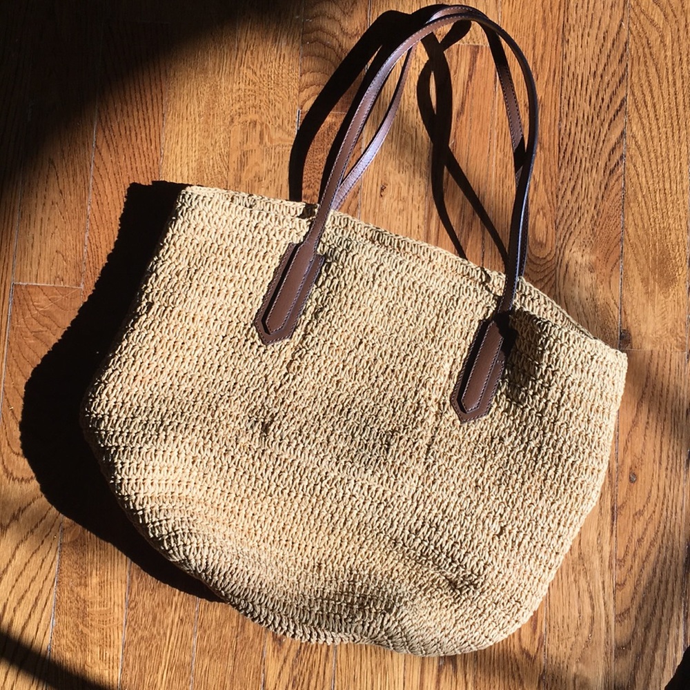 JCREW Straw shoulder bag